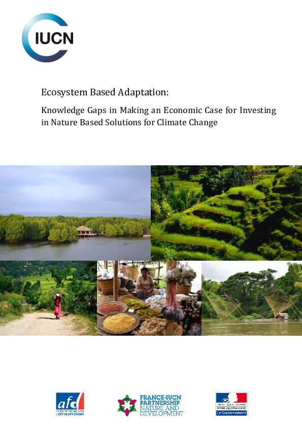 (PDF) Ecosystem Based Adaptation: Knowledge Gaps in Making an Economic ...