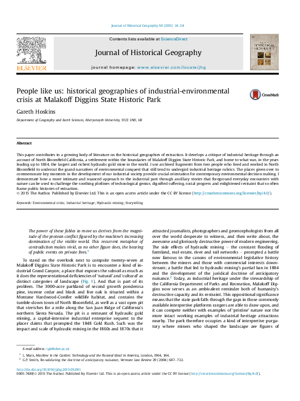 (PDF) Journal of Historical Geography People like us historical