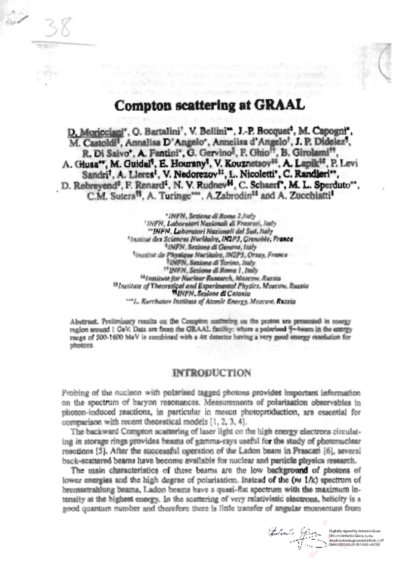 (PDF) 12 Compton scattering at GRAAL - AIP Conference Proceedings ...