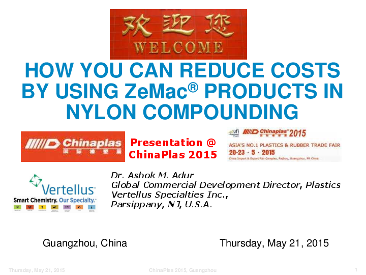 (PDF) How You Can Reduce Costs By Using ZeMac® Products in Nylon ...
