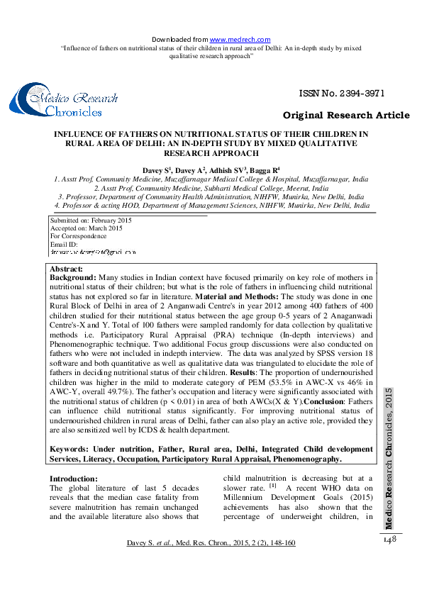 Nutritional status chart image