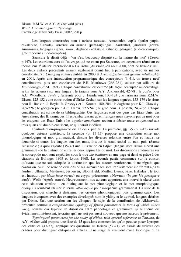 What is typology in language image