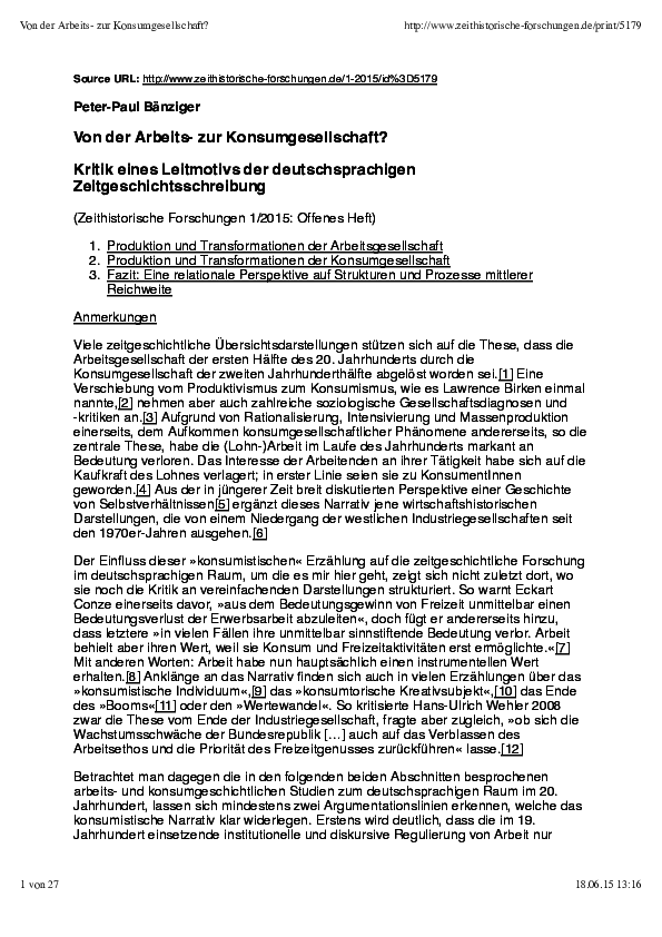 Konsumgesellschaft essay 05 image