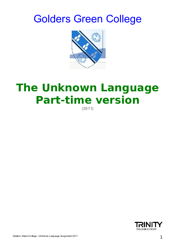 (DOC) Golders Green College JOYCE JOSEPH Academia.edu