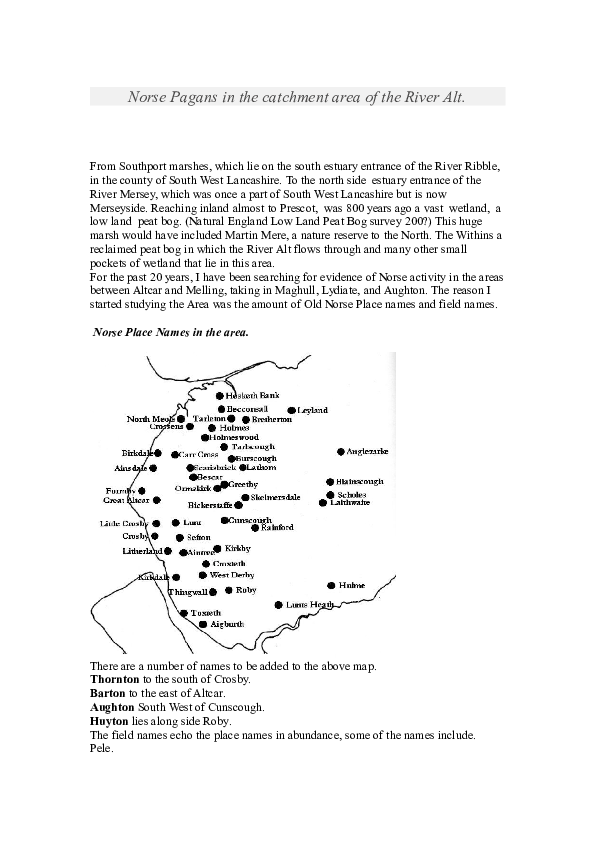 (DOC) The area place names and field names