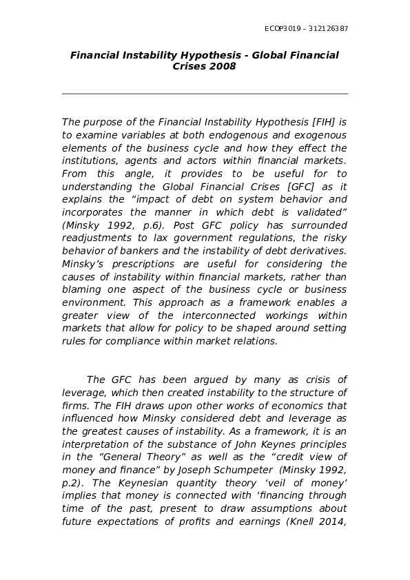 Causes of financial instability image