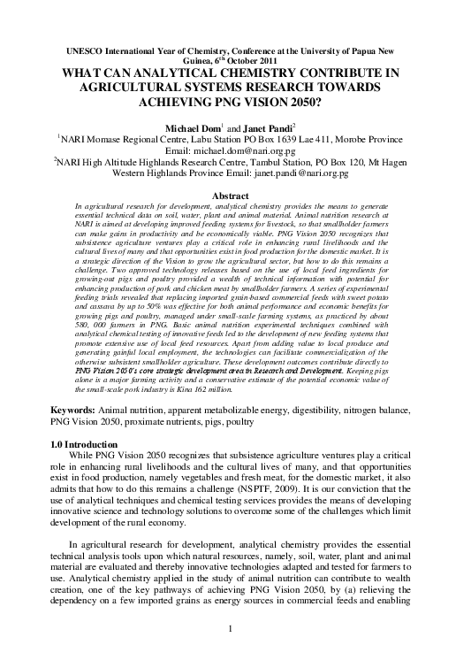 Chemistry 2050 essay 07 image