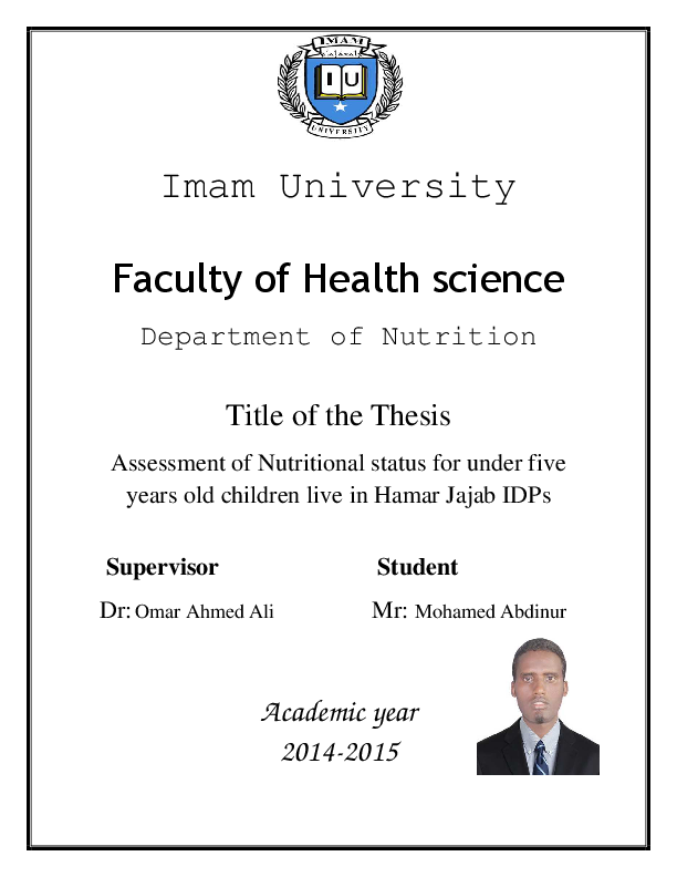 Nutritional status study image