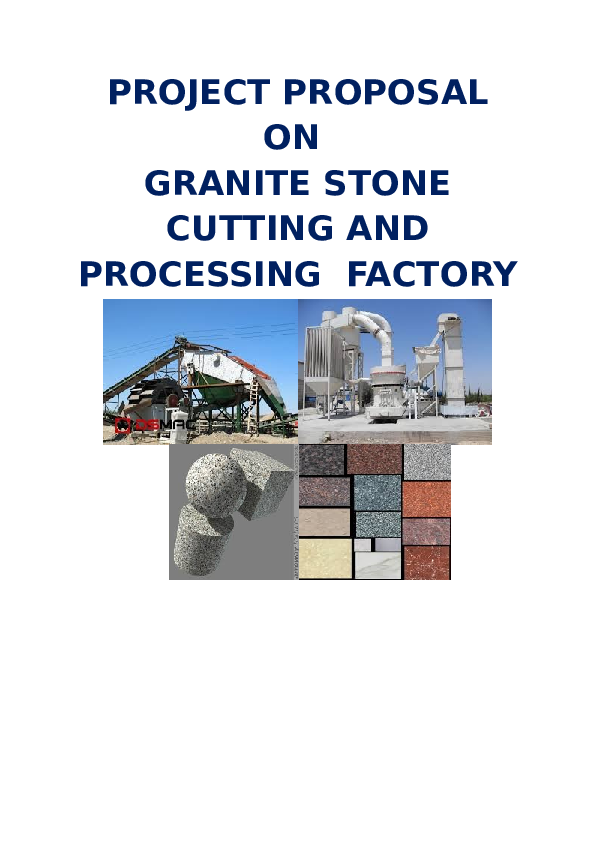 Doc Project Proposal On Stone Granaite Tegegne Aklilu Academia Edu