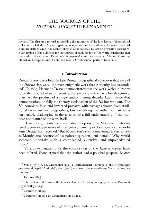 Historia augusta pdf picture