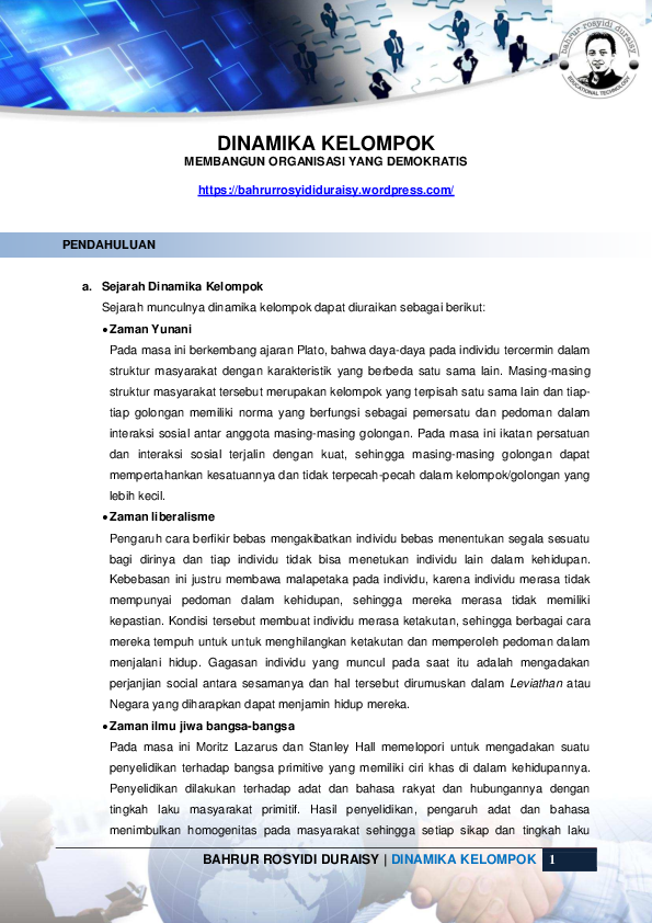 Makalah Dinamika Kelompok Sosial Research Papers Academia Edu