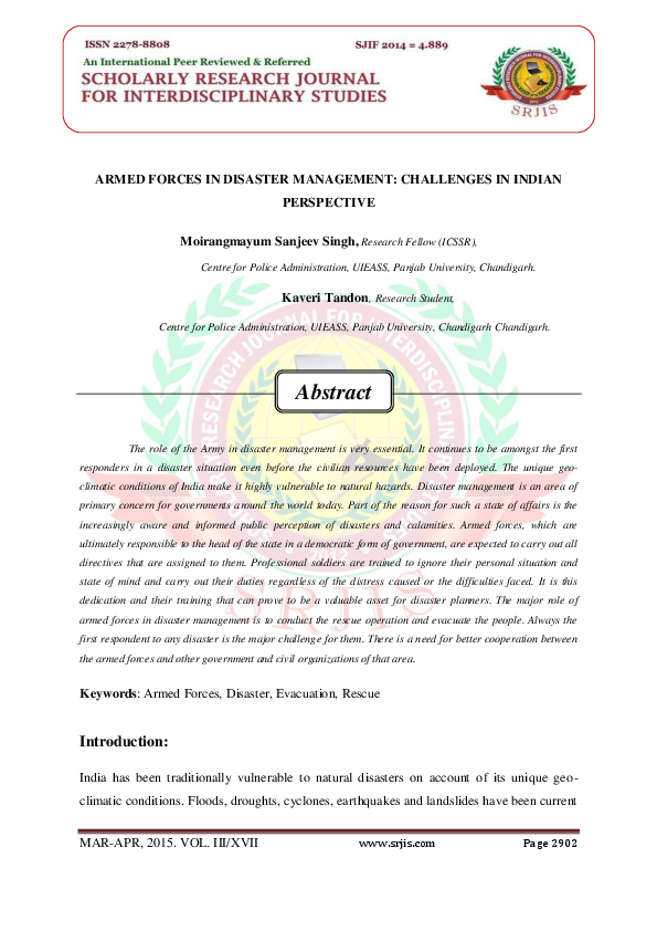 National disaster management act image