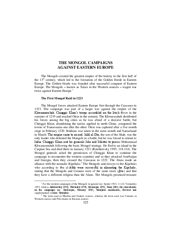 Why are the mongols considered by some historians to have been civilized? image