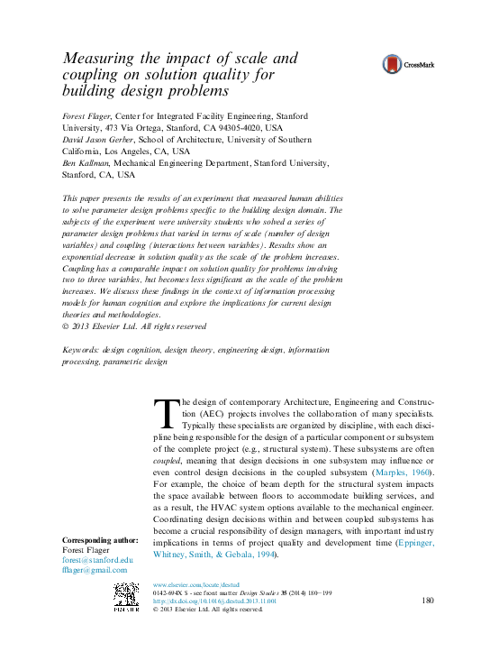 (PDF) Measuring the impact of scale and coupling on solution quality ...