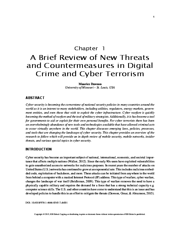 Digital terrorism essay image