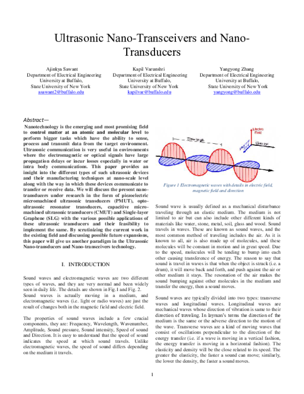 (PDF) Ultrasonic NanoTransceivers and NanoTransducers Kapil V