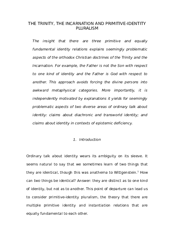 The trinity explained image