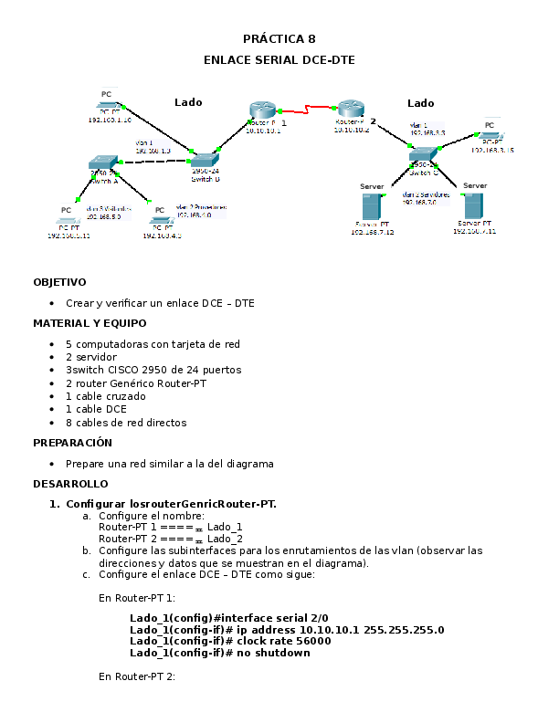 (DOC) PRÁCTICA 8 ENLACE SERIAL DCEDTE Tony Medrano Academia.edu