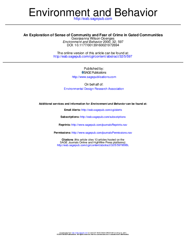 Gated communities essay picture