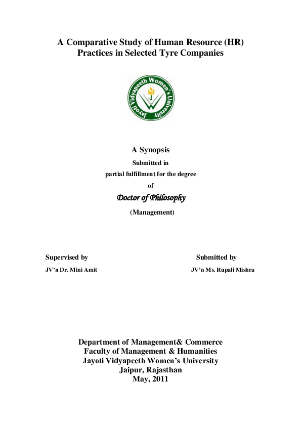 (PDF) A Comparative Study of Human Resource (HR) Practices in Selected ...