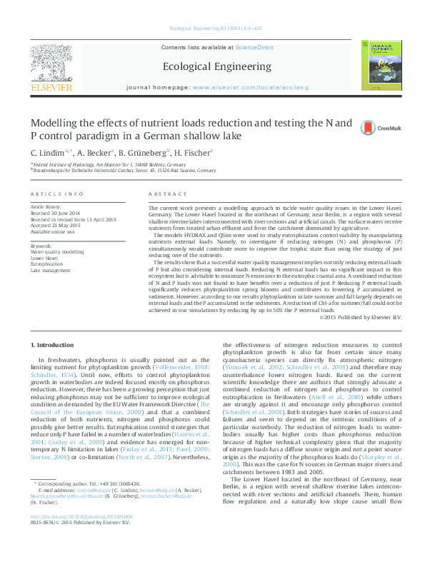 (PDF) Modeling effects