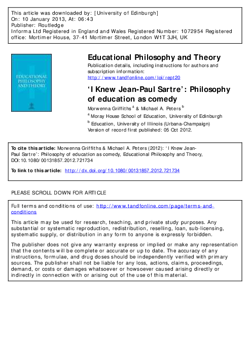 Sartre freedom and responsibility essay image