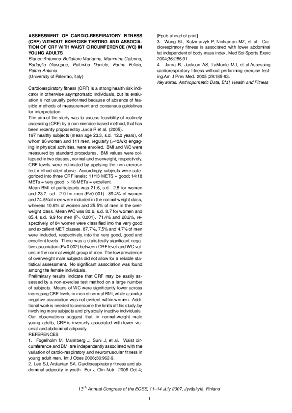 What is cardiorespiratory fitness picture