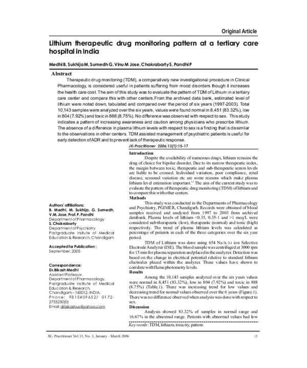 Drug lithium essay image