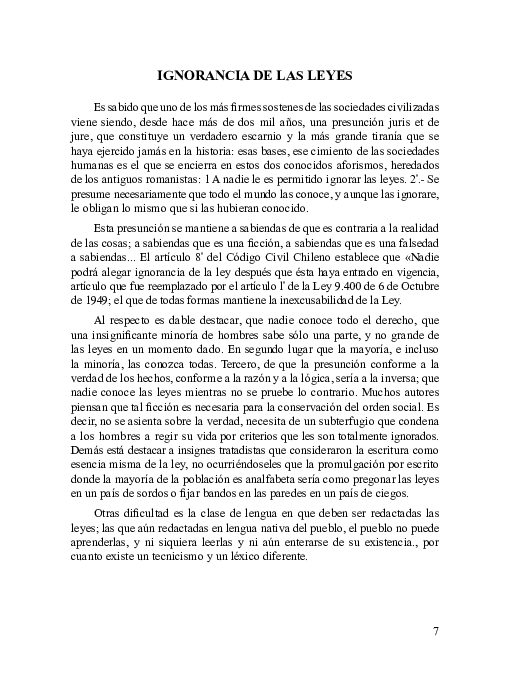 (PDF) Ignorancia de las leyes Corpus Iuris Regionis Academia.edu