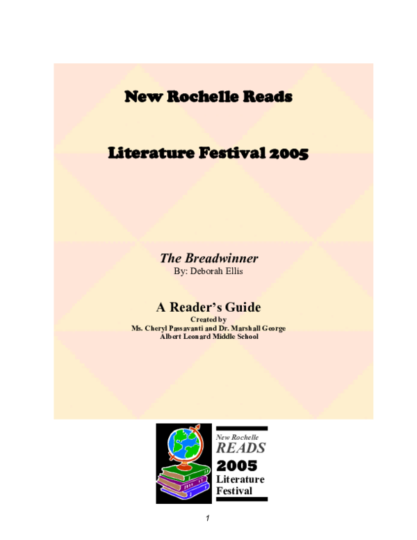 (PDF) The Breadwinner S Bunish Academia.edu