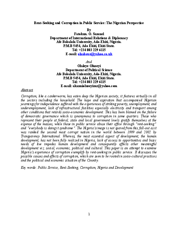 Rent seeking essay 07 picture