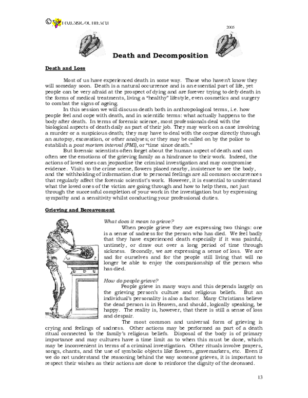 (PDF) Death & Decomposition