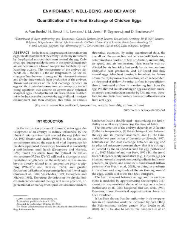 (PDF) ENVIRONMENT, WELL-BEING, AND BEHAVIOR Quantification of the Heat ...