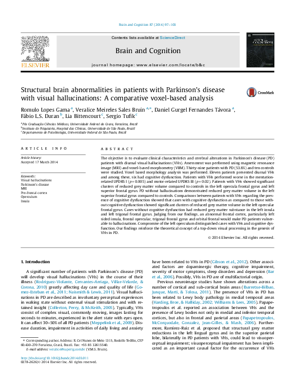 (PDF) Structural brain abnormalities in patients with Parkinson’s ...