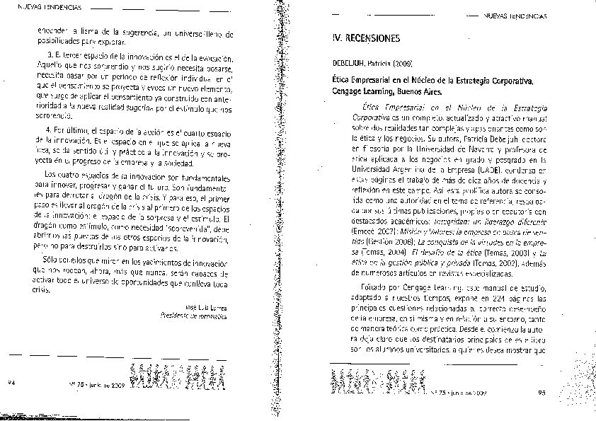 (PDF) Ética empresarial en el Núcleo de la Estrategia Corporativa