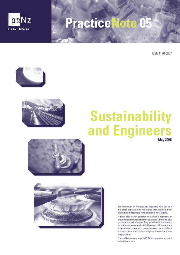 (PDF) Sustainability in an Engineering Context