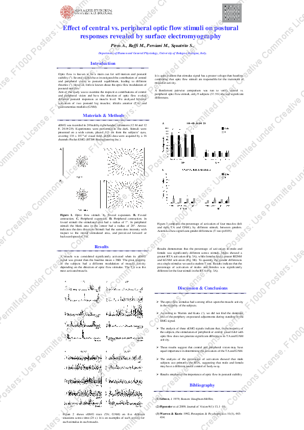 (PDF) Effect of central vs. peripheral optic flow stimuli on postural ...