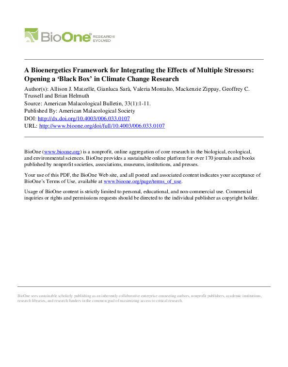 Bioenergetics research papers picture