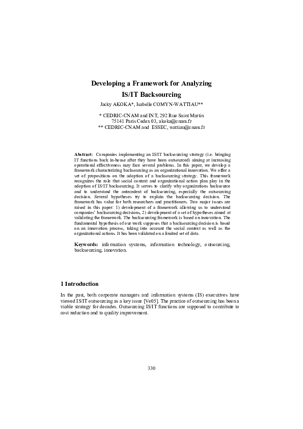 Backsourcing essay 06 picture