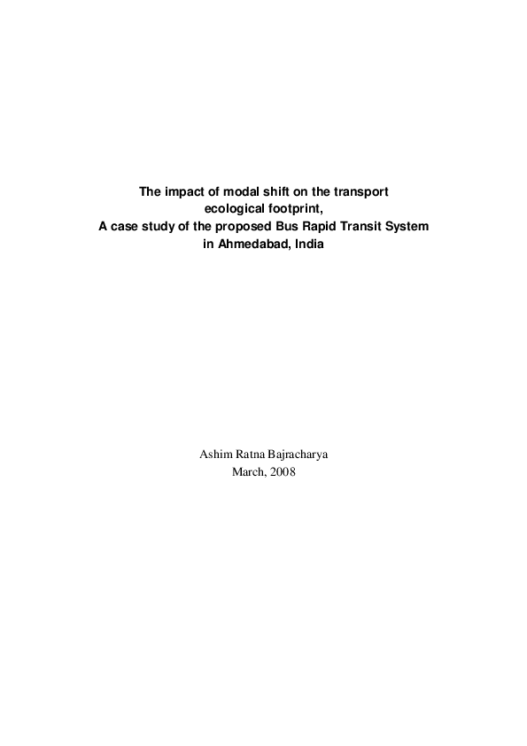 Modal shift dissertation picture