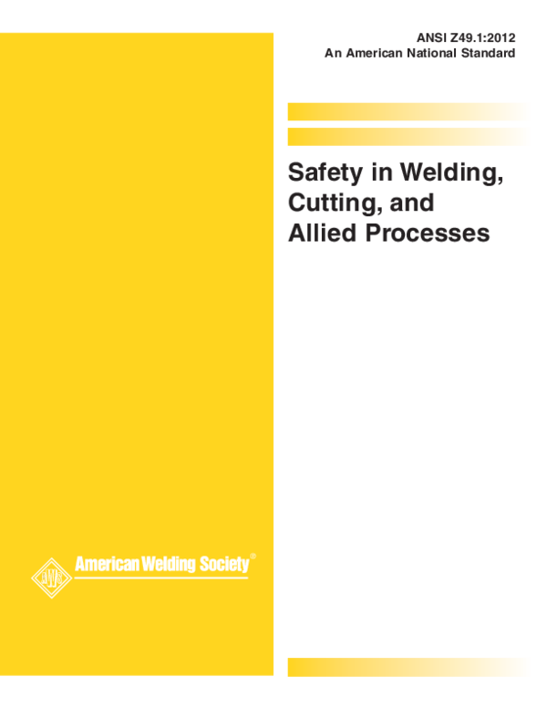 (PDF) Safety in Welding, Cutting, and Allied Processes Giovanni Silva
