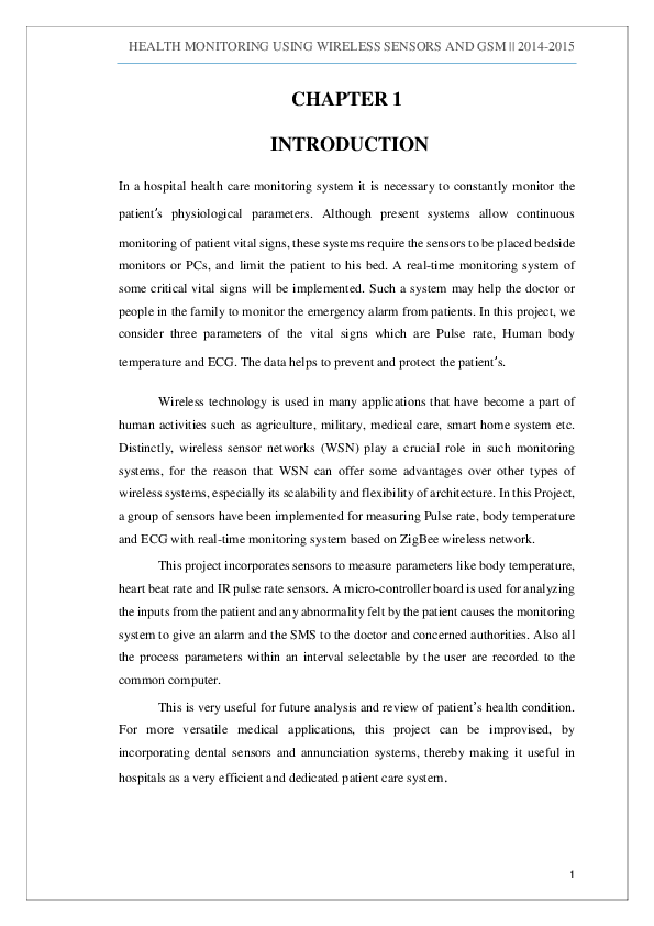 (PDF) health monitoring system arpita patel Academia.edu