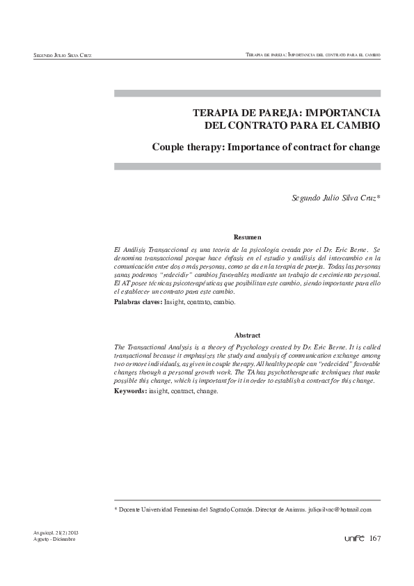 Pdf Terapia De Pareja Importancia Del Contrato Para El Cambio Diana Marcela Raigosa Garcia Academia Edu<script async src=