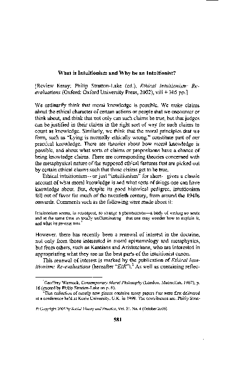 Intuitionism strengths and weaknesses image