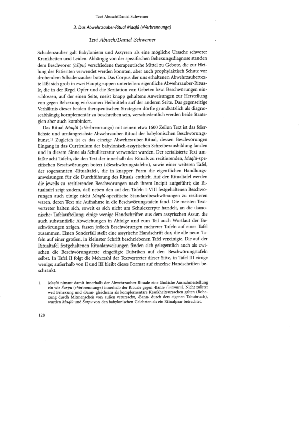 (PDF) Das Ritual Maqlû („Verbrennung“)