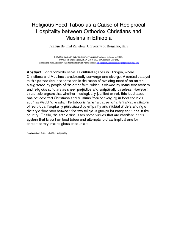 Food taboos in europe image