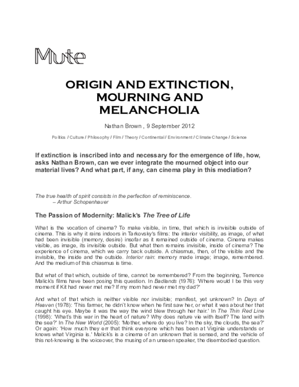 Freud theory on grief image