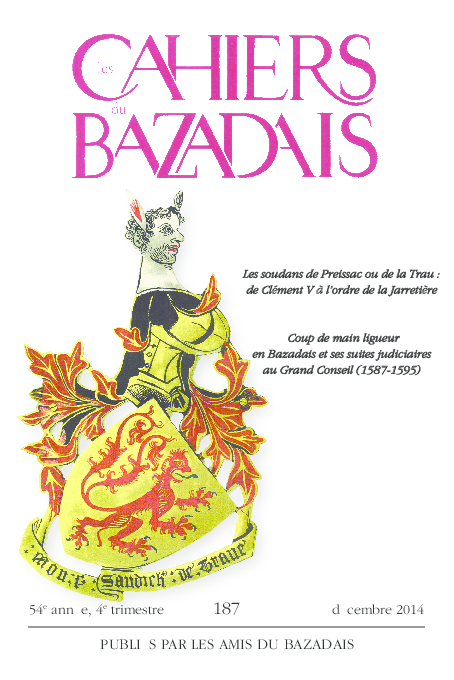 Les Soudans de Preissac ou de la Trau : de Clément V à l'ordre de la Jarretière.