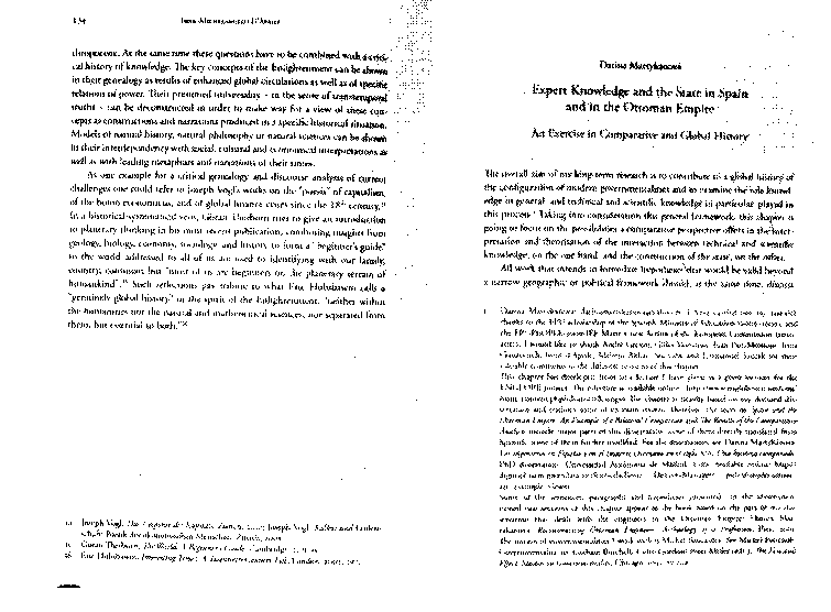 Pdf Expert Knowledge And The State In Spain And In The Ottoman Empire An Exercise In Comparative And Global History In Daniel Brauer Gunther Lottes Iwan Michelangelo D Aprile Y Concha Roldan Eds