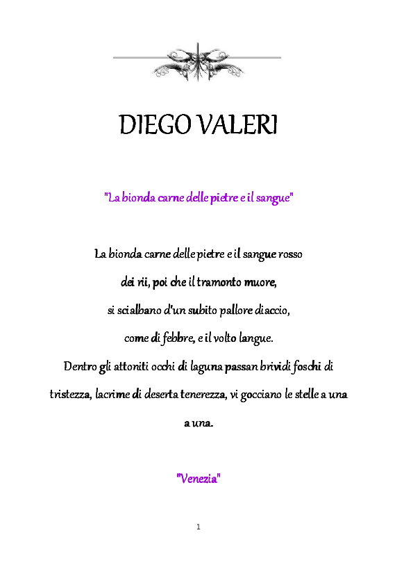 Diego Valeri Filosofia Poesia Lunaria Academia.edu